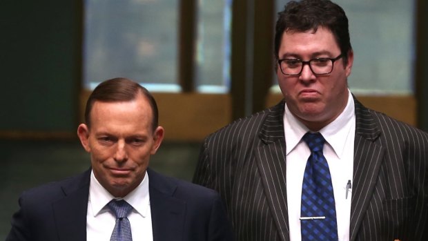 Nationals MP George Christensen (right) says a petition calling on Prime Minister Tony Abbott to block him from attending a Reclaim Australia rally is "intimidation".