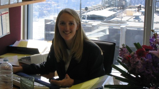Katrina Dawson during her time at King & Wood Mallesons law firm in Sydney.