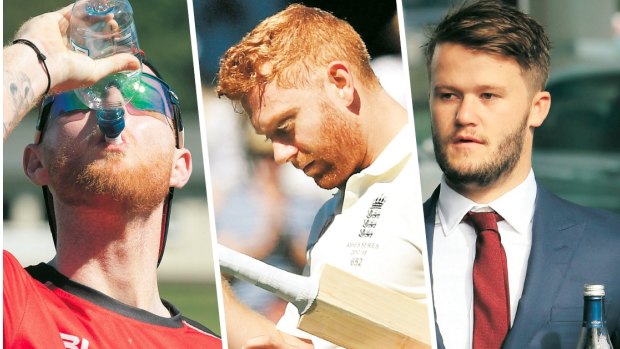 Ben Stokes (left), Jonny Bairstow and Ben Duckett have become poster boys for England's perceived booze culture