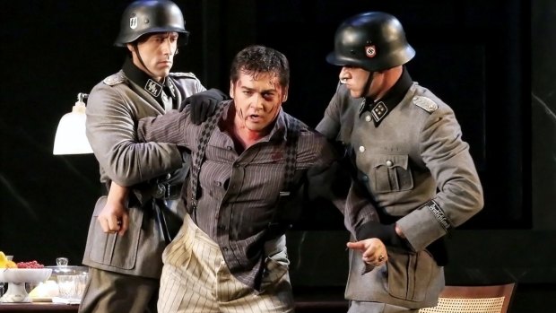 Teodor Ilincai as Cavaradossi in Opera Australia’s production of <i>Tosca</i>.