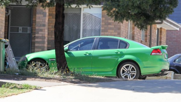 The vehicle allegedly used in the December 15 road rage attack in Wodonga.