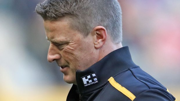 Tigers coach Damien Hardwick is safe if the board challengers succeed.
