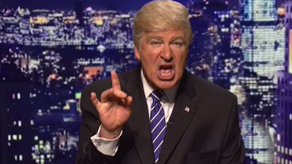 Alec Baldwin has made a "uge'' impression with his impersonation of Donald Trump.