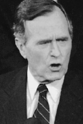 US President George Herbert Bush sought Australia's support for the First Gulf War.