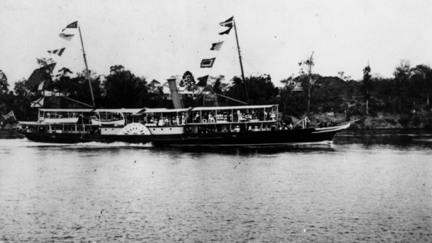 The Lucinda was sailed to the Hawkesbury River to be used as a secluded place to help draft the Constitution.