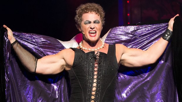 Craig McLachlan in Rocky Horror Show.