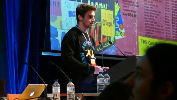 Joshua Rogers discusses some of his NES findings at PAX Melbourne last year.