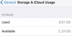 Storage capacity can be checked in iPhone settings. 