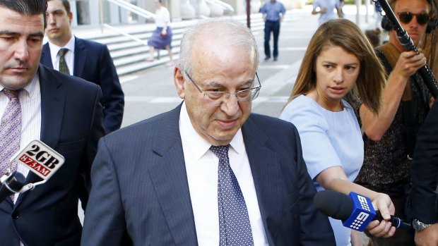 Now-jailed Eddie Obeid, shown here outside the NSW Supreme Court last December, was part of the state-level machinery.