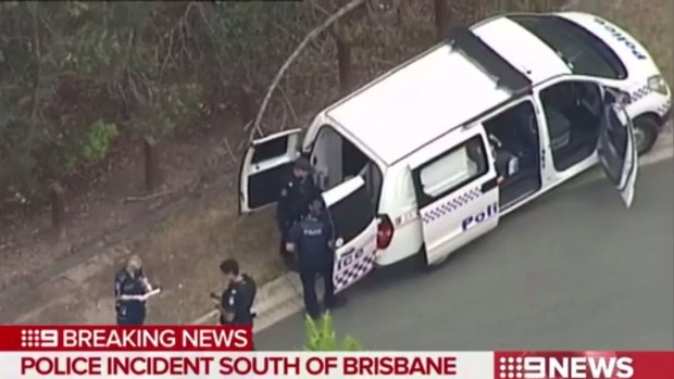 Police search for two men in Drewvale, south of Brisbane.