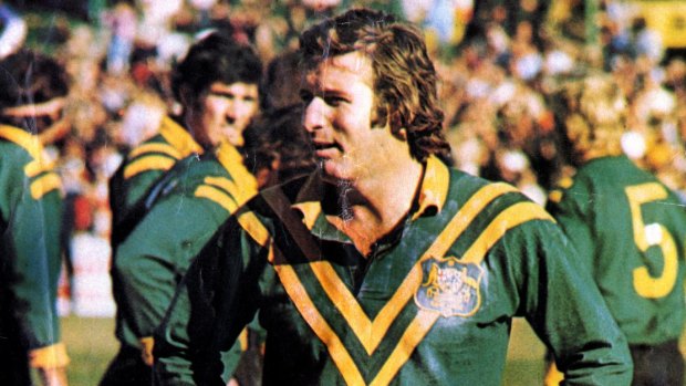 Looking back: Graeme 'Changa' Langlands played 45 Tests for Australia, including 15 as captain.