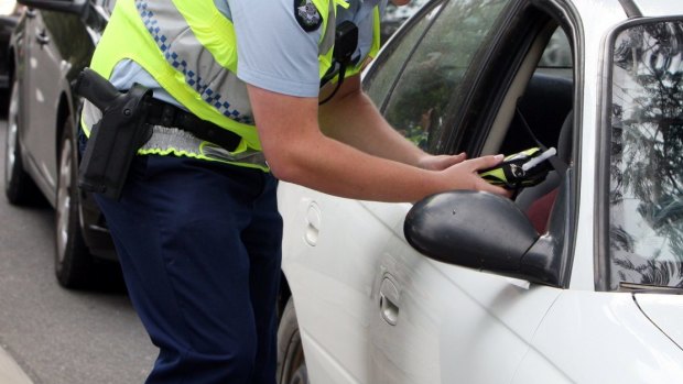 A man has allegedly blown more than four times over the limit after police said they found him asleep at the wheel in Brisbane on Saturday morning.
