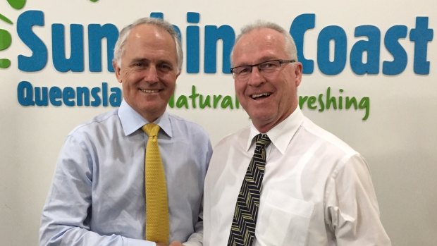 Prime Minister Malcolm Turnbull has backed two key Sunshine Coast projects close to election date, honouring support given in September 2015. 