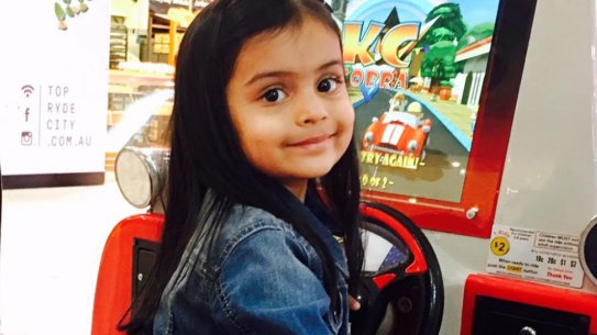 Vanika Idnani, 3, died from influenza in July.