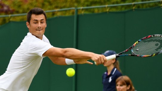 Bernard Tomic crashed out of Wimbledon in round one.