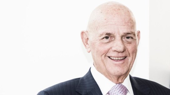 High-stakes game: Solomon Lew and Premier's chief executive officer Mark McInnes.