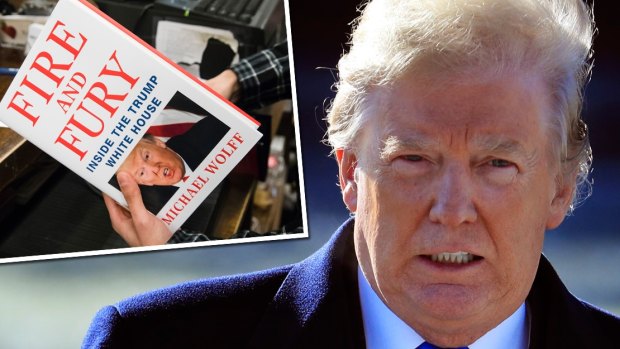 US President Donald Trump and the book that's caused a storm in Washington.