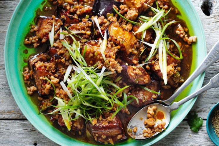 Neil Perry's pork and eggplant stir-fry recipe