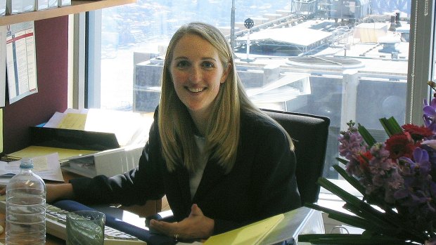 Lindt Cafe siege victim Katrina Dawson while she was a solicitor at law firm King & Wood Mallesons.