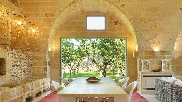 Masseria Trapana has a touch of the Spanish hacienda about it.