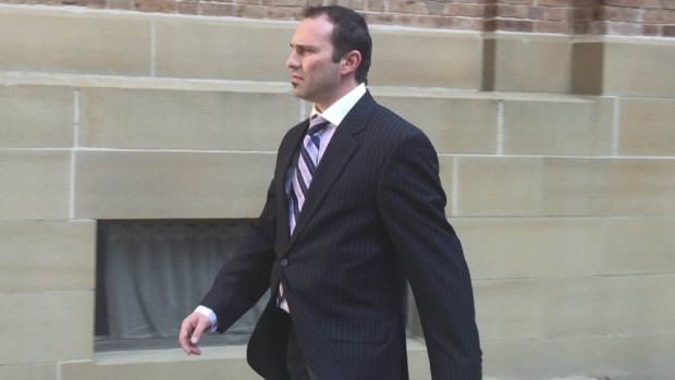 Charged with murder: Gerard Caleo, who is on $1 million bail,  leaves the NSW Supreme Court on Thursday. 