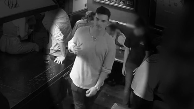 ACT police have released CCTV footage of a man wanted in relation to an assault at Mooseheads nightclub in Civic at 4.10am Sunday, 8 January 2017.
