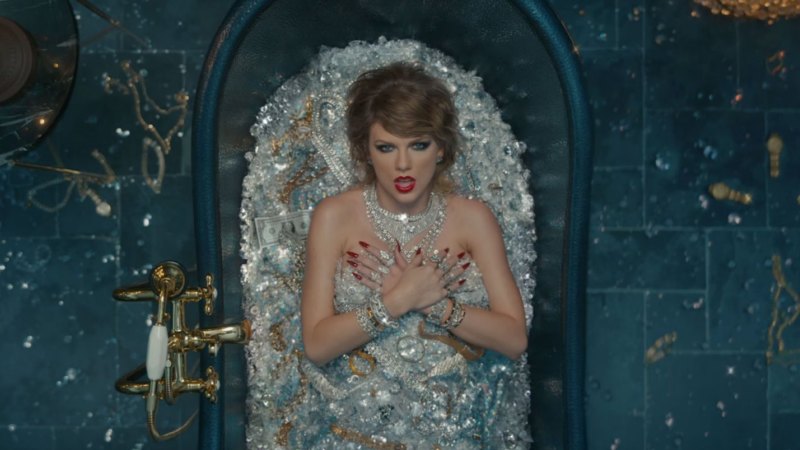 The diamond bath in Taylor Swift's new music video cost $12 million