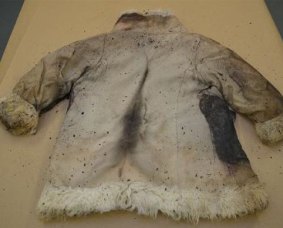 A fur coat was also among the items.