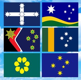 Voters were asked to choose between six different flag designs.