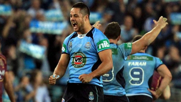 Nope: Jarrod Hayne doesn't even play rugby league any more.