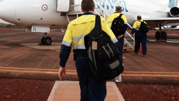 BHP Billiton and Rio Tinto worked with police who searched people arriving on site by plane, as well as at Newman Airport