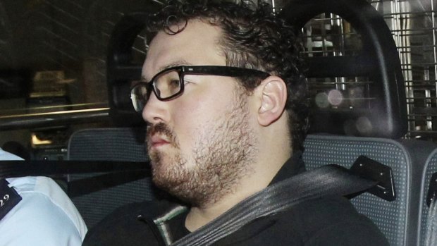 Under arrest: Rurik Jutting has been charged with murdering two women in Hong Kong, a case that has shocked the city.
