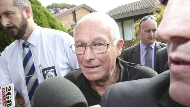 Roger Rogerson at the time of his arrest in May 2014. 