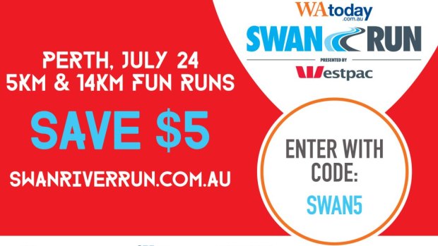 The Swan River Run will be held on July 24th.