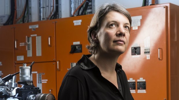 Professor Michelle Simmons in her labs at UNSW in 2015.