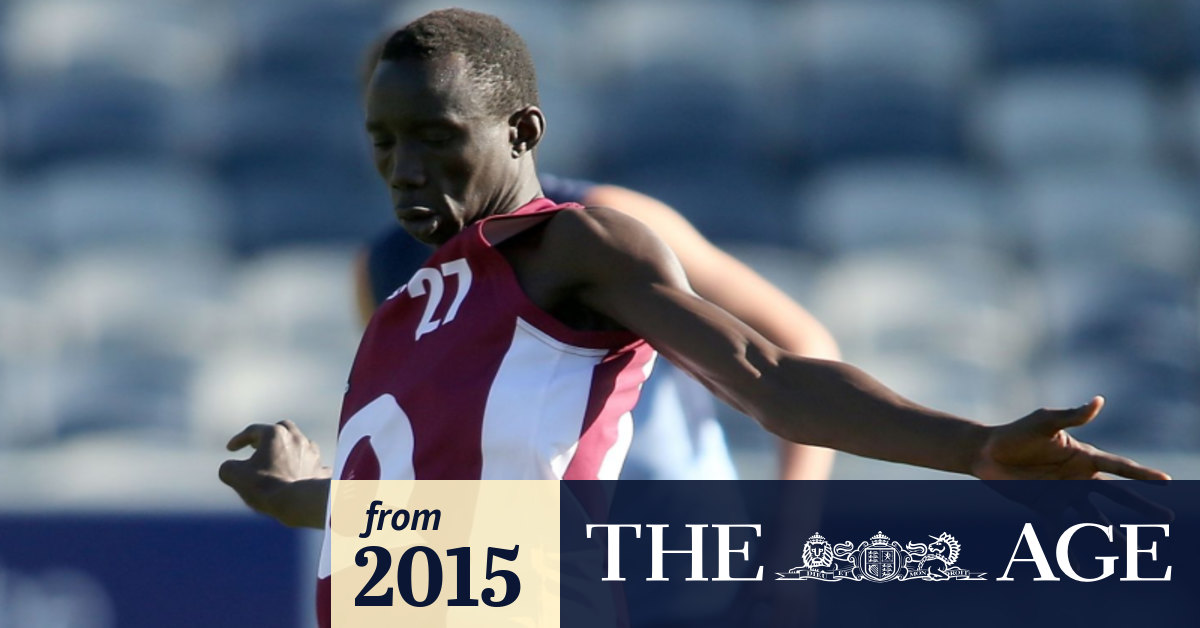 Afl Draft 2015 Sudan Born Mabior Chol Puts Family First