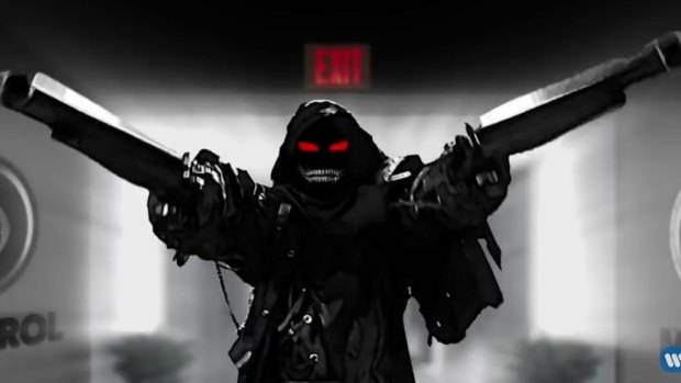 Still from Disturbed's 2015 song The Vengeful One.