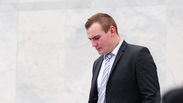 Stephen Stubbs was representing Alexander Duffy, pictured leaving the Supreme Court in Canberra after a sentence hearing in 2013.