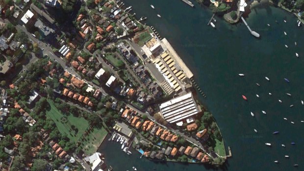 The HMAS Platypus site in North Sydney.