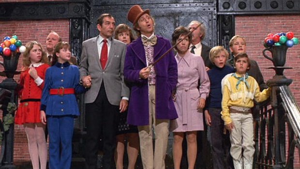 Gene Wilder as Willy Wonka in the beloved recreation of Roald Dahl's book <i>Charlie and the Chocolate Factory</i>.