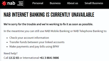 Nab Internet Mobile Banking Outage Leaves Customers In The Lurch
