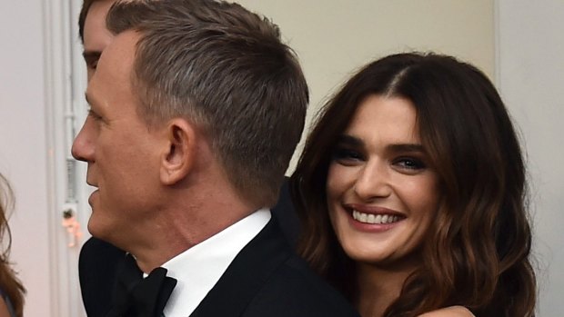 Rachel Weisz with her husband Daniel Craig, aka James Bond, in 2015.