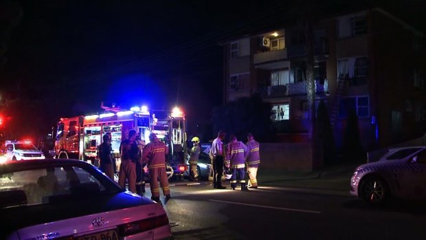 Firefighters believe the fire started in the kitchen before spreading to other apartments in the building. 