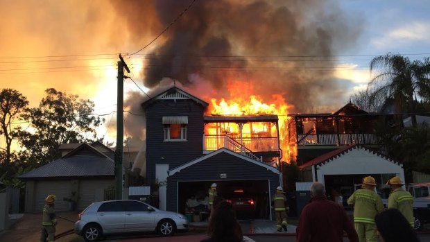 Two houses were destroyed in a fire in Paddington in September.