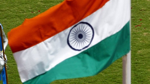 An Indian flag