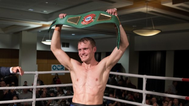 Canberra's David Toussaint crowned new Australian middleweight champion.