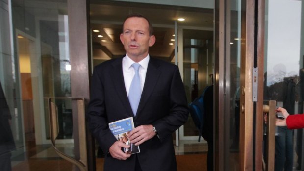 Asylum seekers should come through the front door, says Prime Minister Tony Abbott.