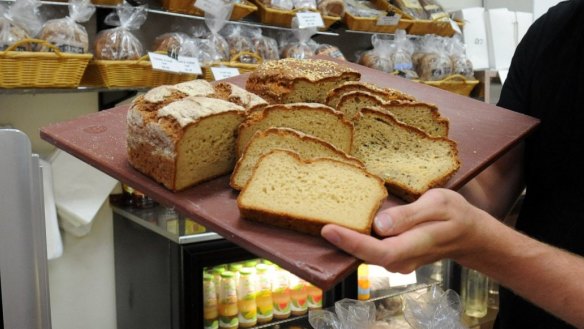 Quinoa and multiseed gluten free bread at Deeks.