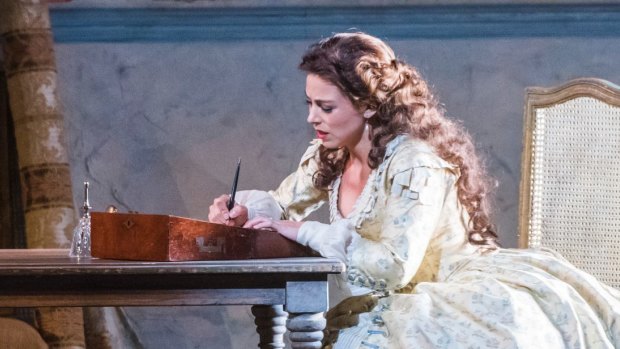 Corinne Winters plays a woman torn between love and duty in <I>La Traviata</I>. 