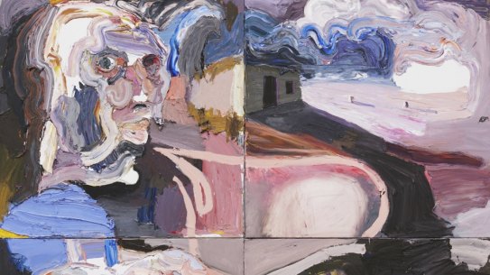 Ben Quilty says <i>After Afghanistan, Over the Hills and Far Away</i> started as a self-portrait "and I guess in a way it maps out the last few years of me being alive".